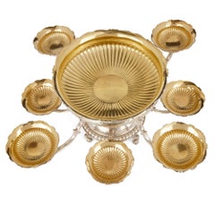 Asprey Vermeil and Silver Table Centerpiece