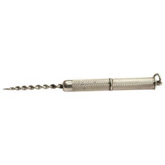 Asprey's Sterling Silver Cigar Piercer, 1953