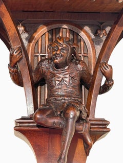 Ass. To Bellangé - Pair Of Wall Gothic Consoles