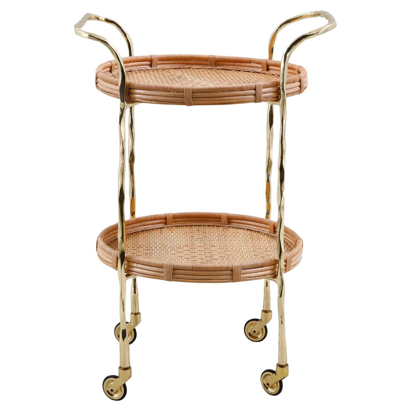 Assam Brass & Cane Trolley, Viya by Vikram Goyal