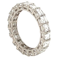 Asscher Cut 4.90 ctw Diamond Eternity Band