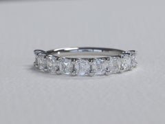 Asscher Cut Diamond Anniversary Band