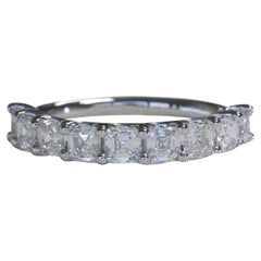 Bracelet d'anniversaire en diamants taille Asscher