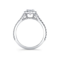 Asscher Cut Diamond Engagement Ring