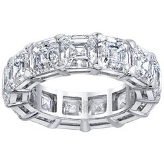 Asscher-Cut Diamond Eternity Band Asscher-Cut Diamond Eternity Band
