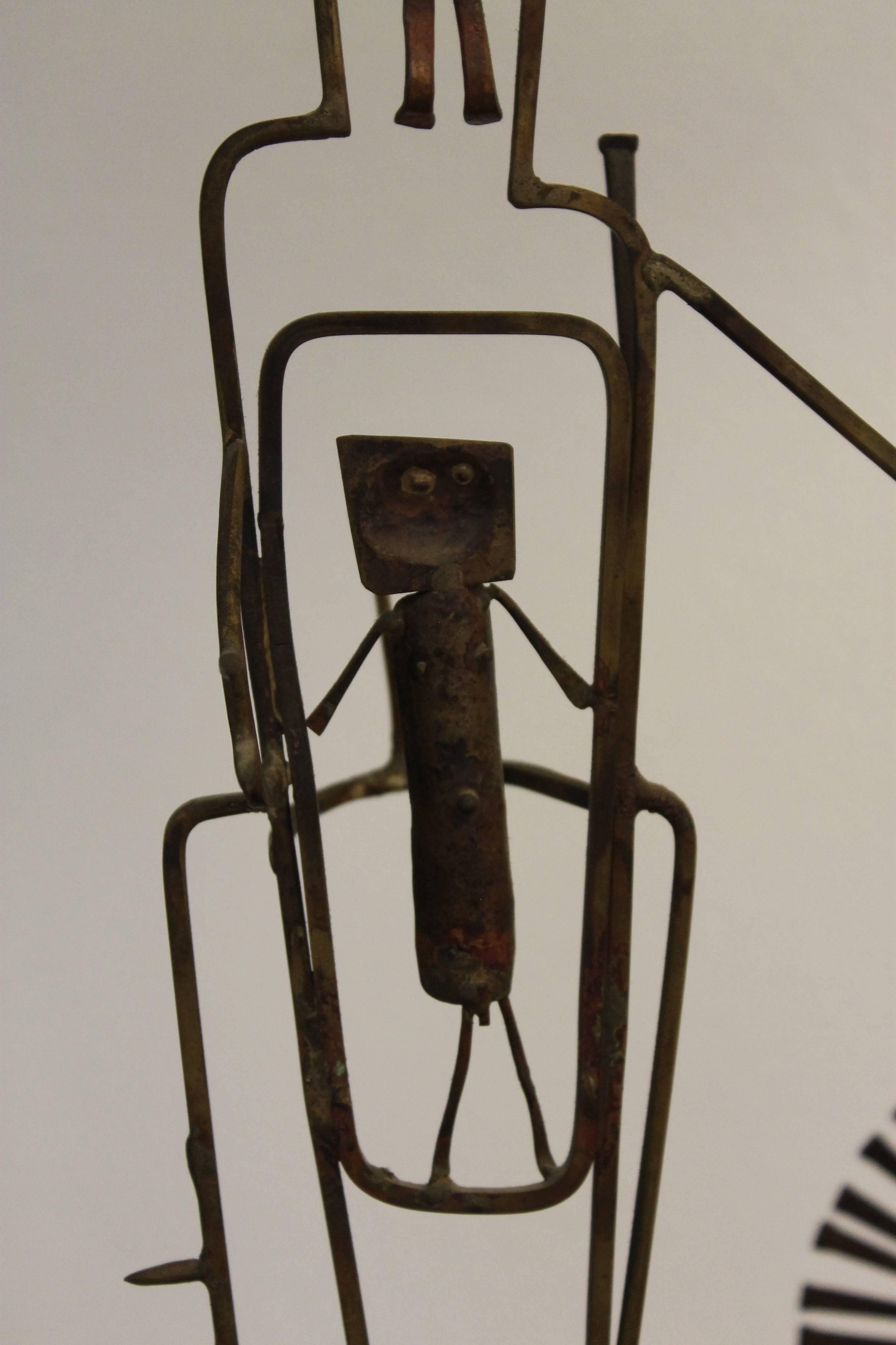 Steel Assemblage by Carter Gibson For Sale