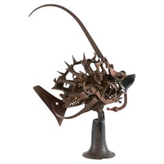Sculpture de poisson assemblage