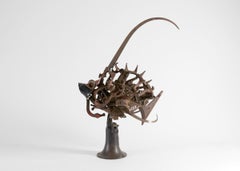 Escultura de pez de ensamblaje de la colección de Thierry Despont