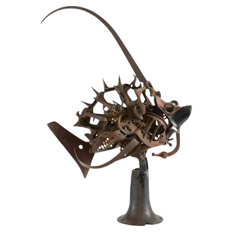 Assemblage Fischskulptur aus der Sammlung von Thierry Despont