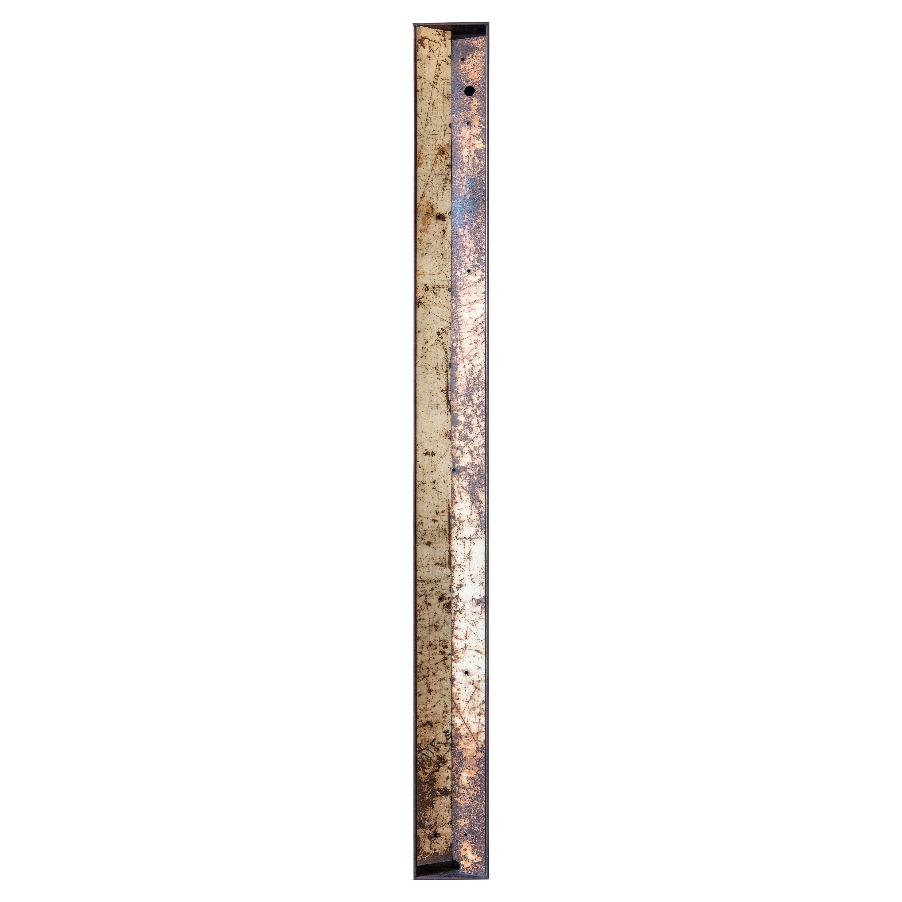 Assemblage No. 10, Found Object Minimalist Welded Steel Wall Sculpture