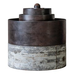 Assemblage No.04 - Steel and Wood Assemblage - Industrial sculpture - Jim Rose