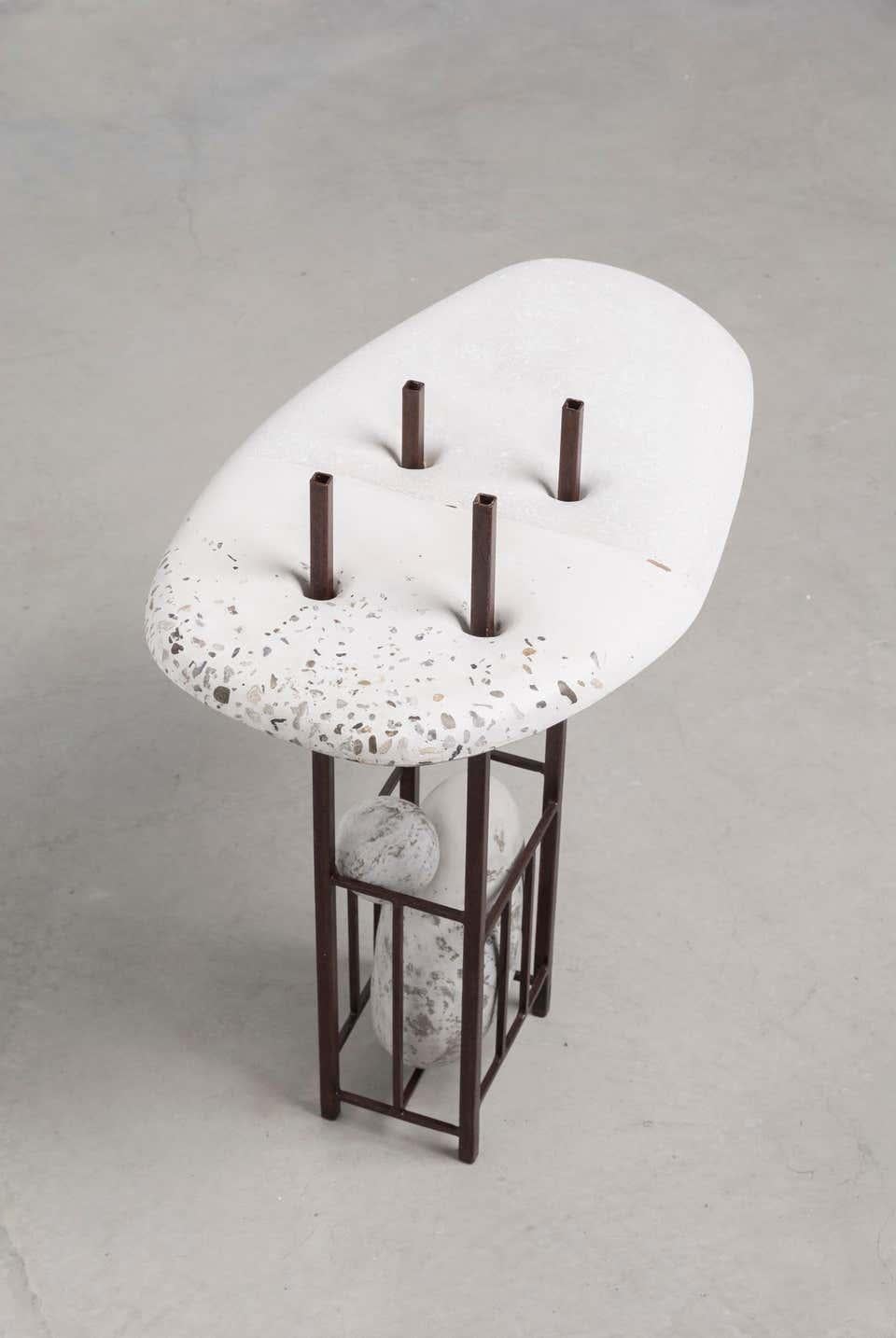 Assemblage Side Table by Bailey Fontaine, Represented by Tuleste Factory In New Condition In New York, NY