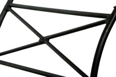 Assembled Pair of Diminutive Neo Classical Hollywood Regency Wrought Iron Chairs