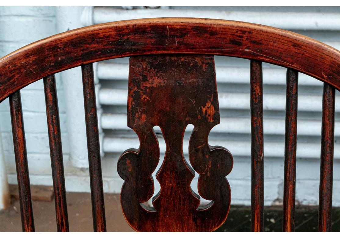 Assembled Set Of Six Oak Windsor Chairs  For Sale 1