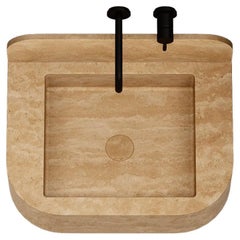 Assens - Bacino in marmo - Travertino beige - Piccolo