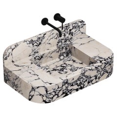 Assens - Lavabo de mármol - Calacatta Viola - Grande