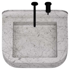Assens - Marble Basin - White Carrara - Small