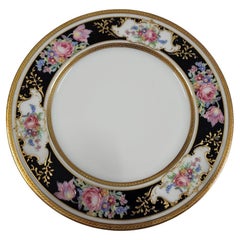 Assiette Bernardaut Ancienne Manufacture Royale Limoges France décor à l'or fin