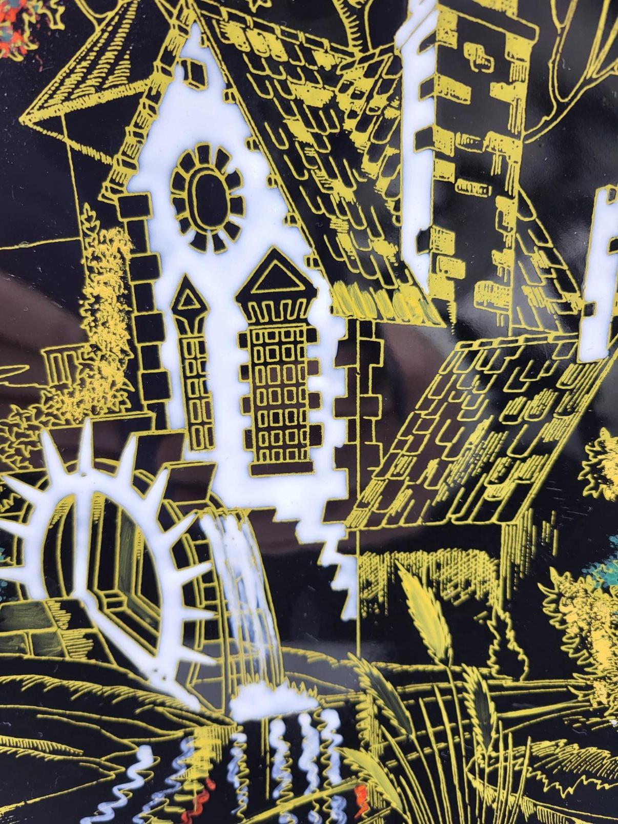 Assiette décorative 