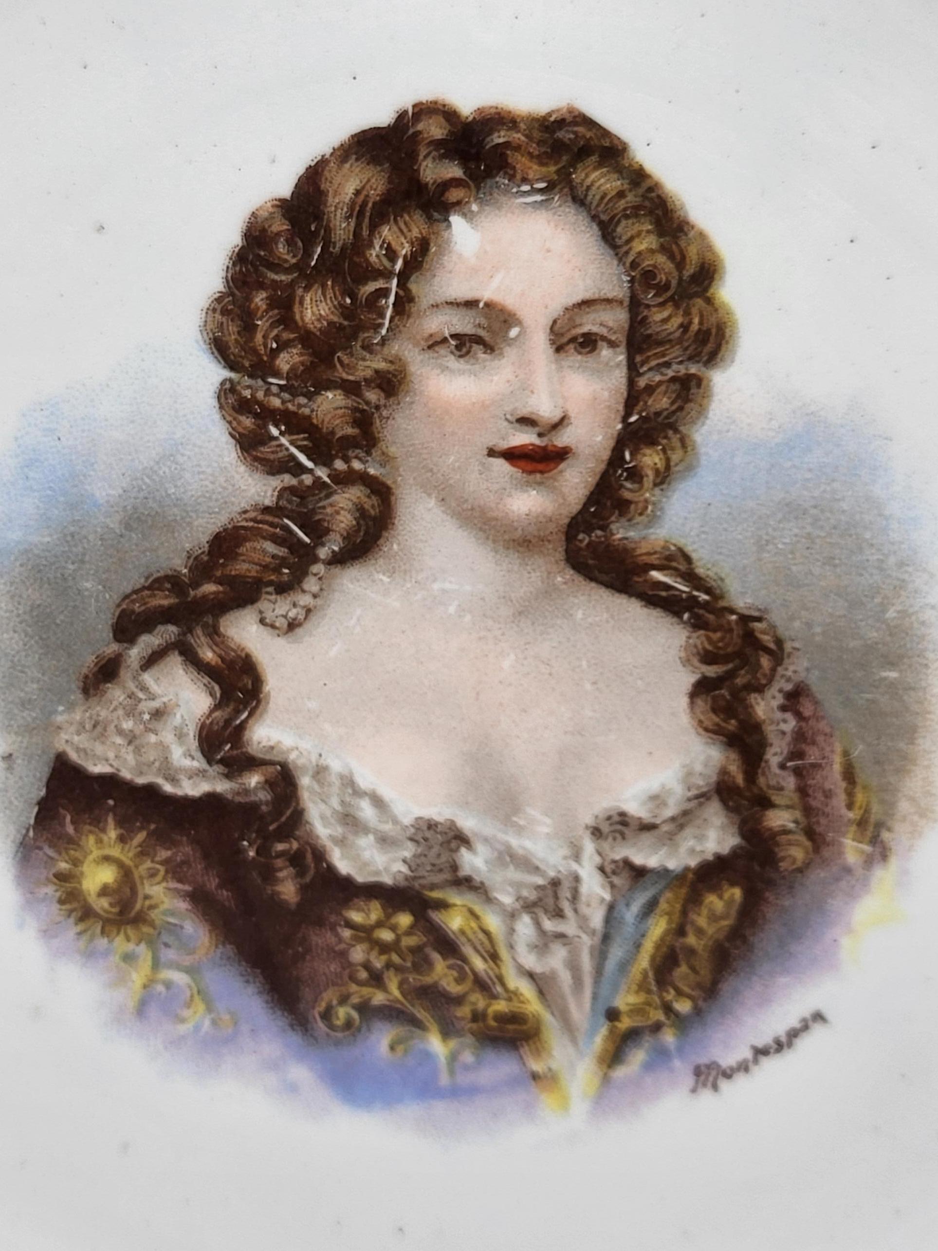 Assiettes Saint Amand, en Faïence Rois Reines et Favorite de France (Lote de 12) en venta 3