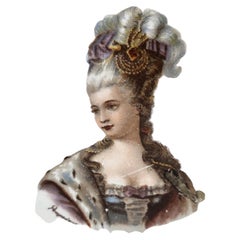 Assiettes Saint Amand, en Faïence Rois Reines et Favorite de France (Lot de 12)