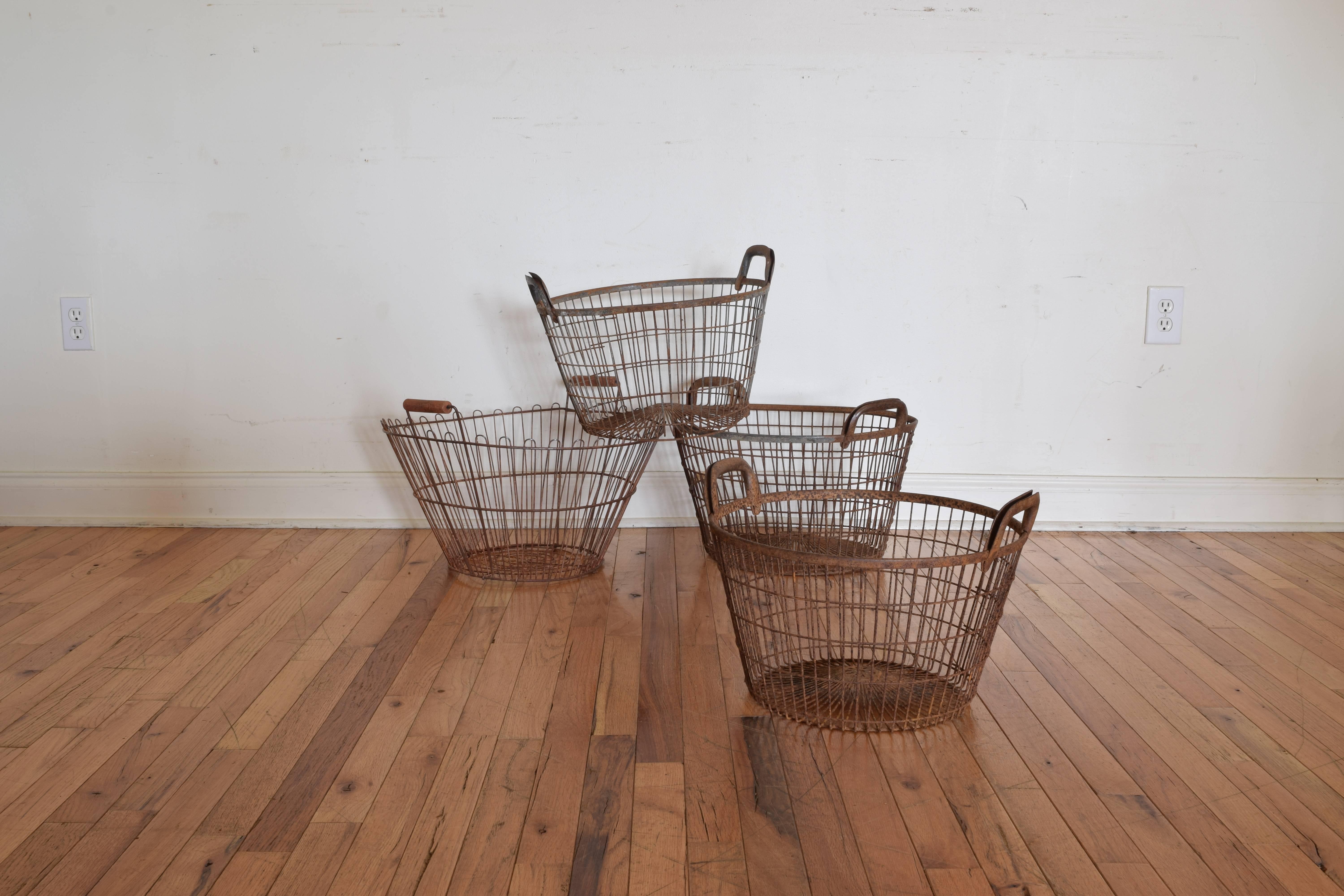 Each basket with carrying handles, measurements are of the largest.  $165 each.