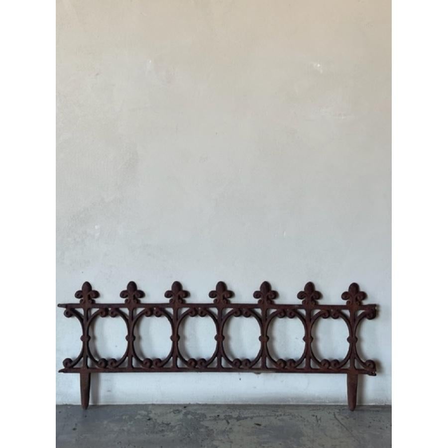 Assorted Antique Decorative Iron Panels

Dimensions: 13.5”H x 33.5”L x 1.25”D

