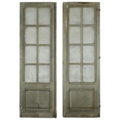 Vintage Assorted French Glazed Panel Doors