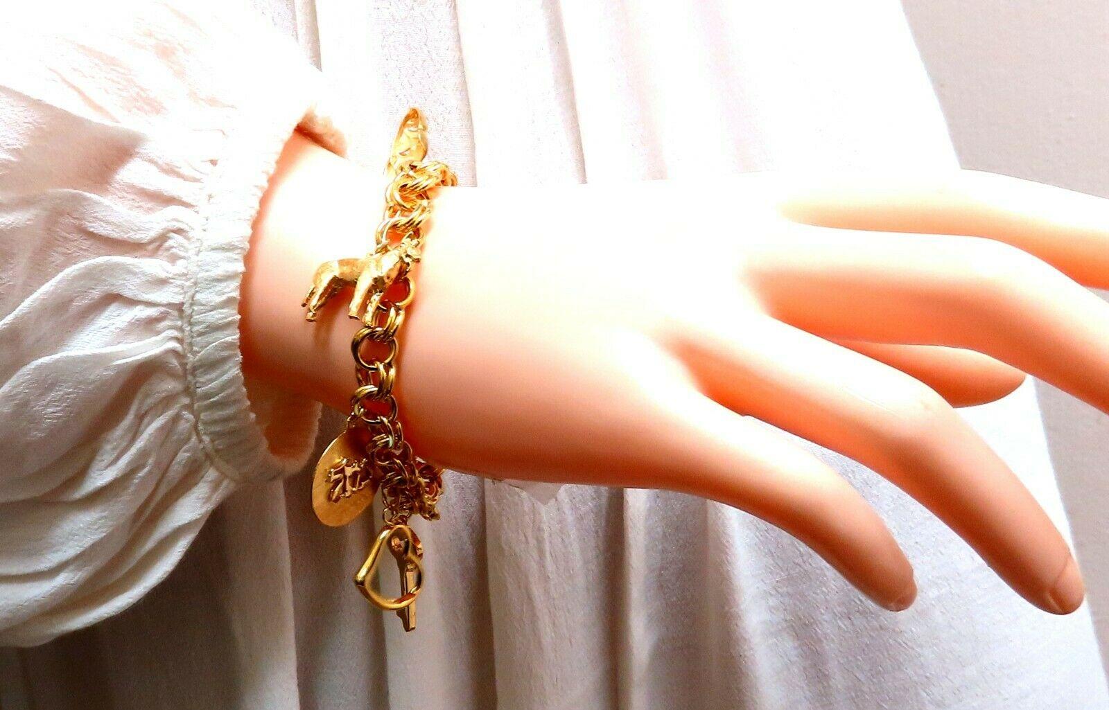 14 karat gold charms for bracelets