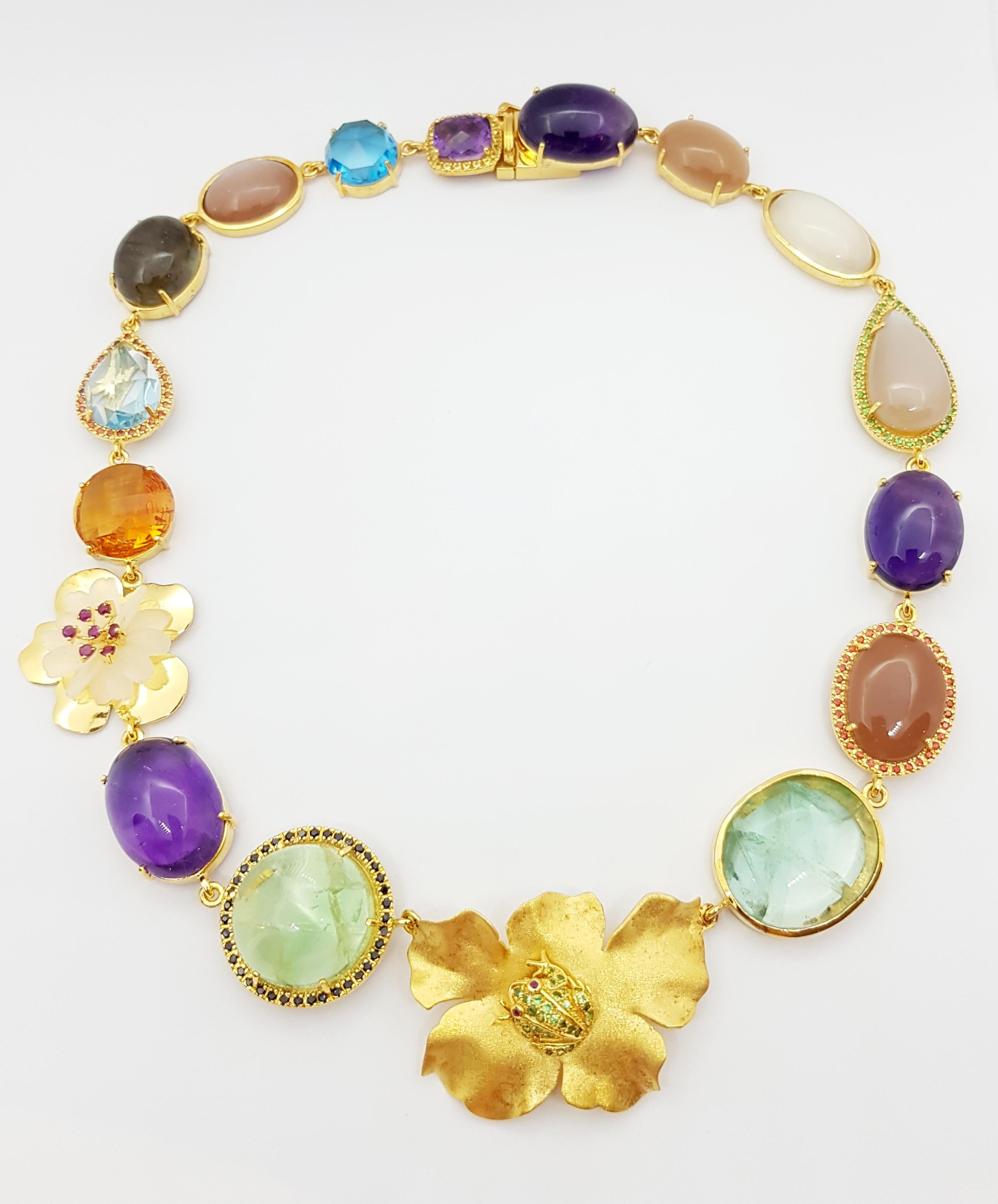 semi precious stones necklaces