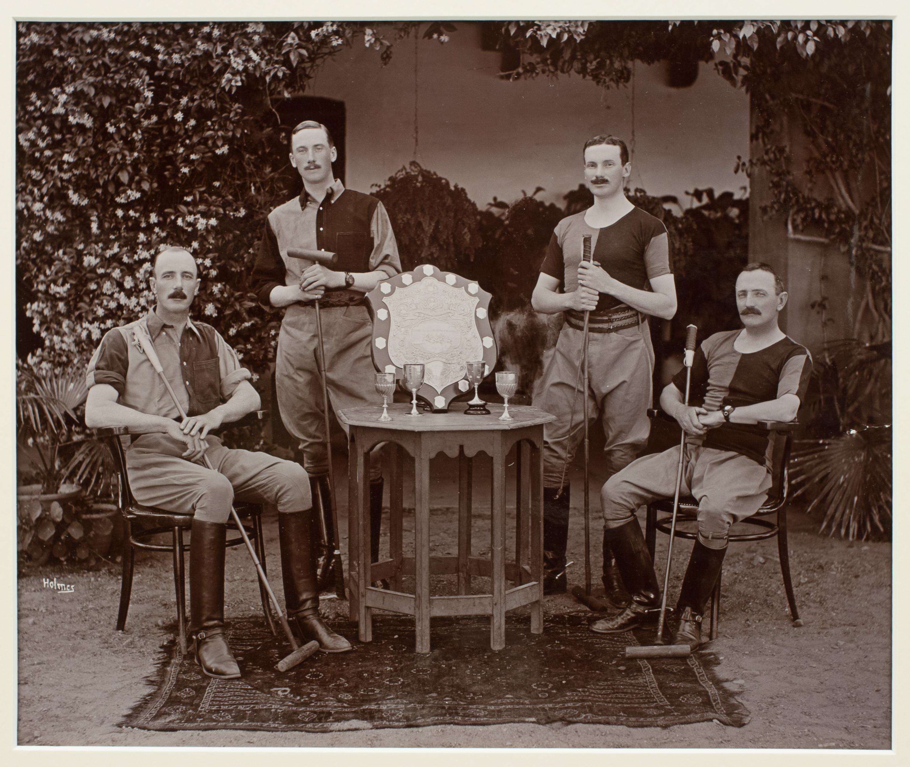 Assortment of Four Black & White Polo Photographs 3