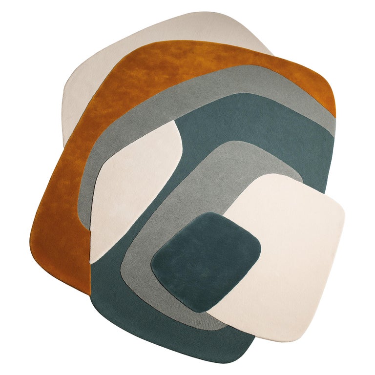 Tapis Touffeté à La Main Laine Nouvelle-Zélande - Gris, 8x5 Pieds - Moderne, éco-friendly - Pour Toutes Les Pièces