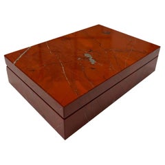 Joyero de Piedra de Sangre Assuan de Obsydian Stone