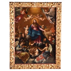 Assumption of the Virgin Mary. Oil on Copper Possibly late 17th century