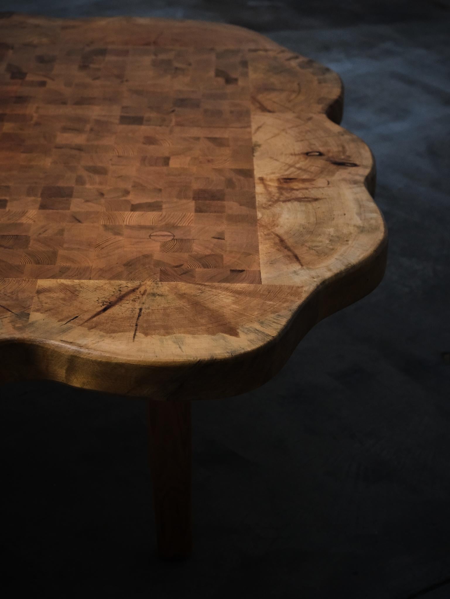 Table basse asymétrique de Stig Sandkvist, Suède, années 1960 Bon état - En vente à Eskilstuna, SE