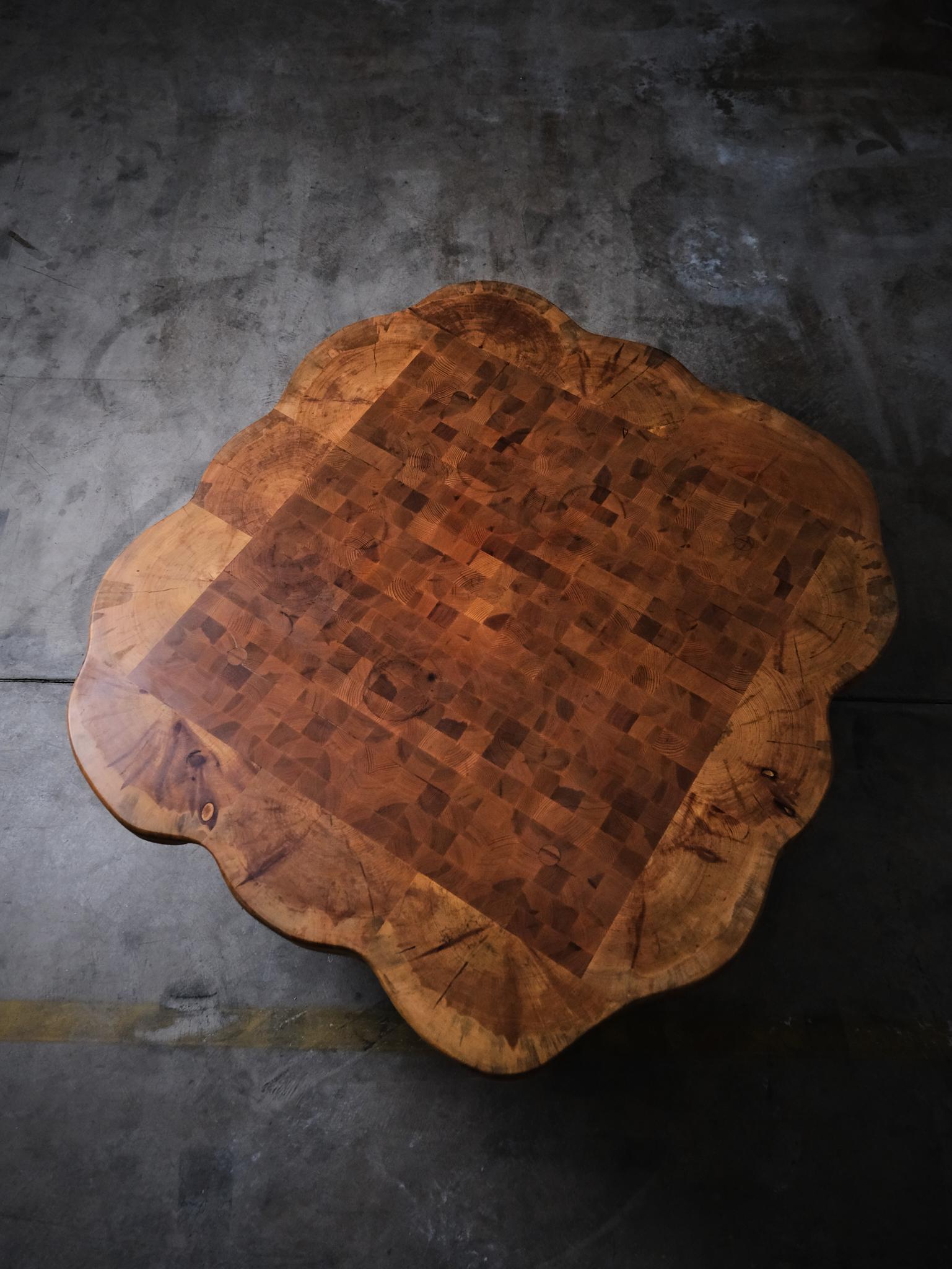 Table basse asymétrique de Stig Sandkvist, Suède, années 1960 en vente 1