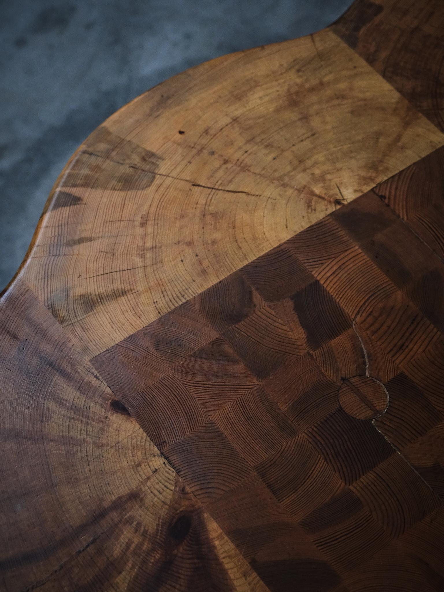 Table basse asymétrique de Stig Sandkvist, Suède, années 1960 en vente 2