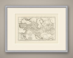 Assyria, Media, Babylonia and Persia, d'Anville Rollin Atlas Map, 1818