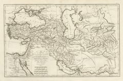 Assyria, Media, Babylonia and Persia, d'Anville Rollin Atlas Map, 1818
