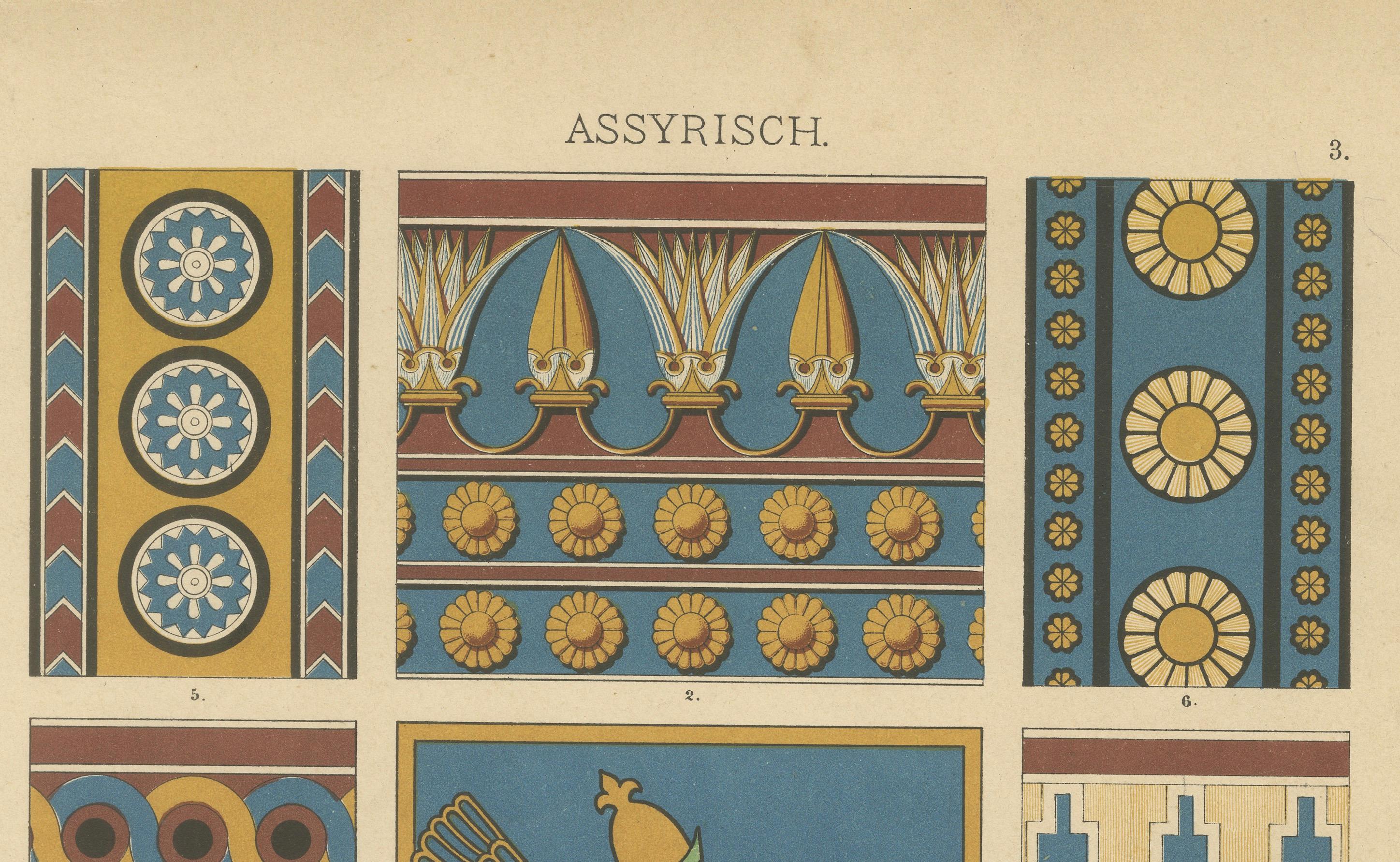 Fine XIX secolo Arte e ornamenti assiri nel contesto storico, 1887 in vendita