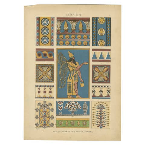 Assyrian Art and Ornamentation in Historical Context, 1887
