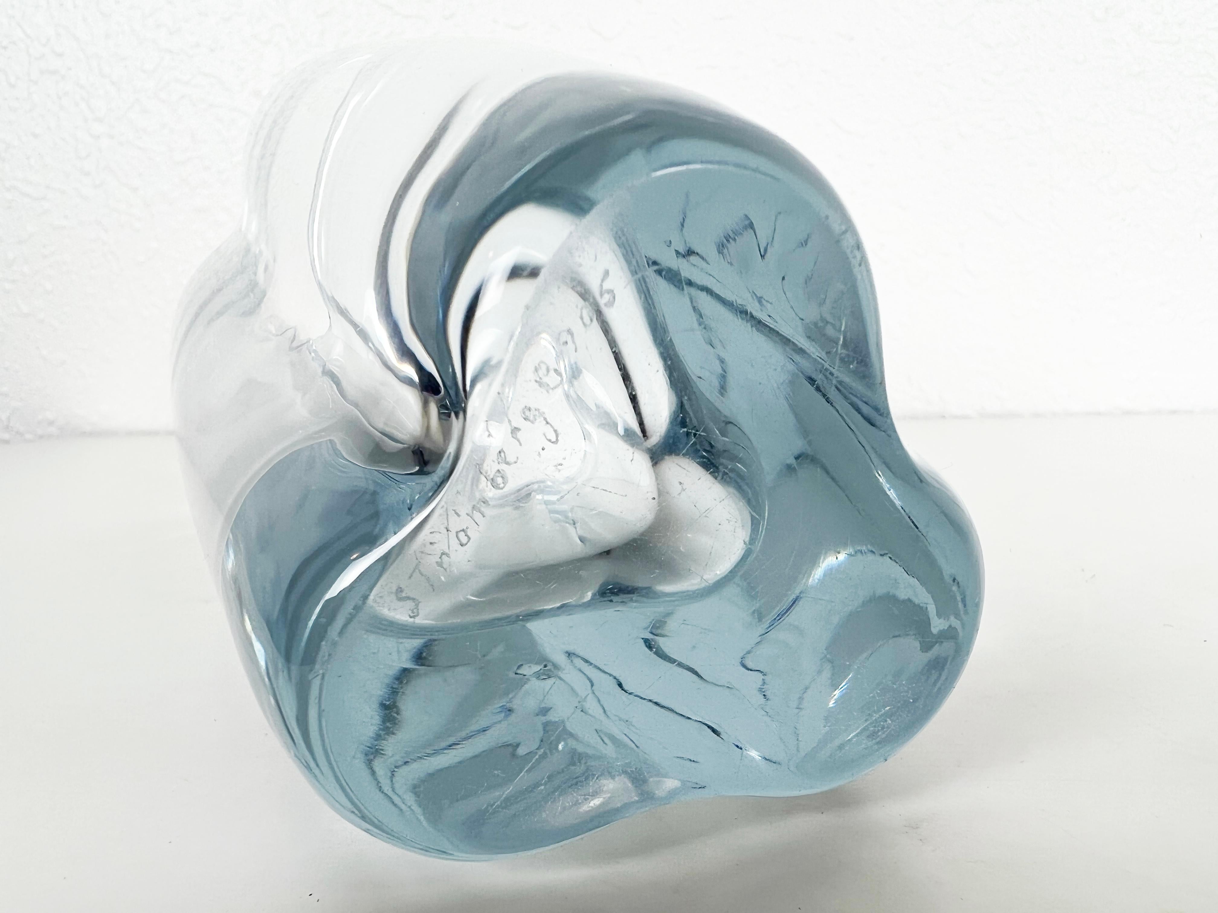 Asta Stromberg Tri-Symmetric Crystal Glass Vase 3
