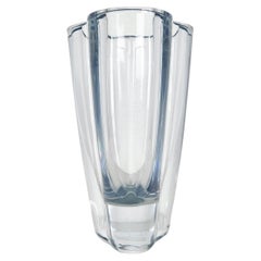 Asta Stromberg Tri-Symmetric Crystal Glass Vase