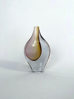 Asta Strömberg Vase Strömbergshyttan Glass Sweden B297 Crystal 1950s