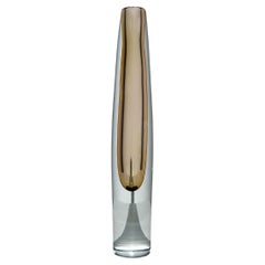 Asta Strömberg Vase Strömbergshyttan Sputnik Cristal Verre Sommerso 1950s Suède