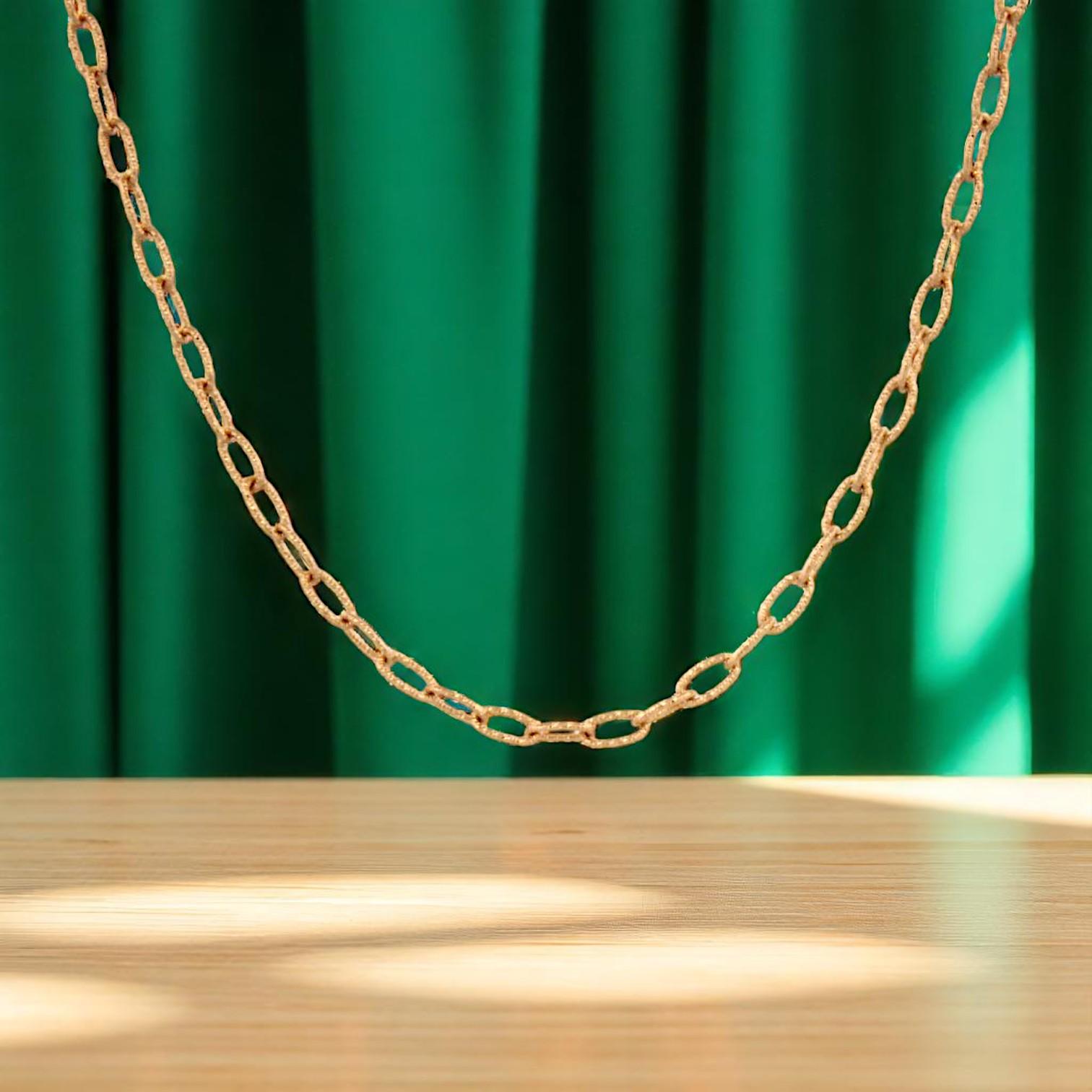 Aster  18k Yellow Gold Fancy Chain – 18