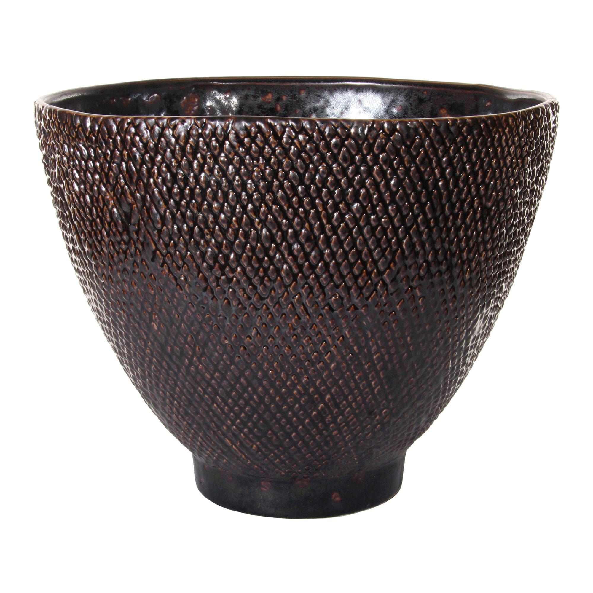 Asterschale aus schwarzer Keramik von CuratedKravet