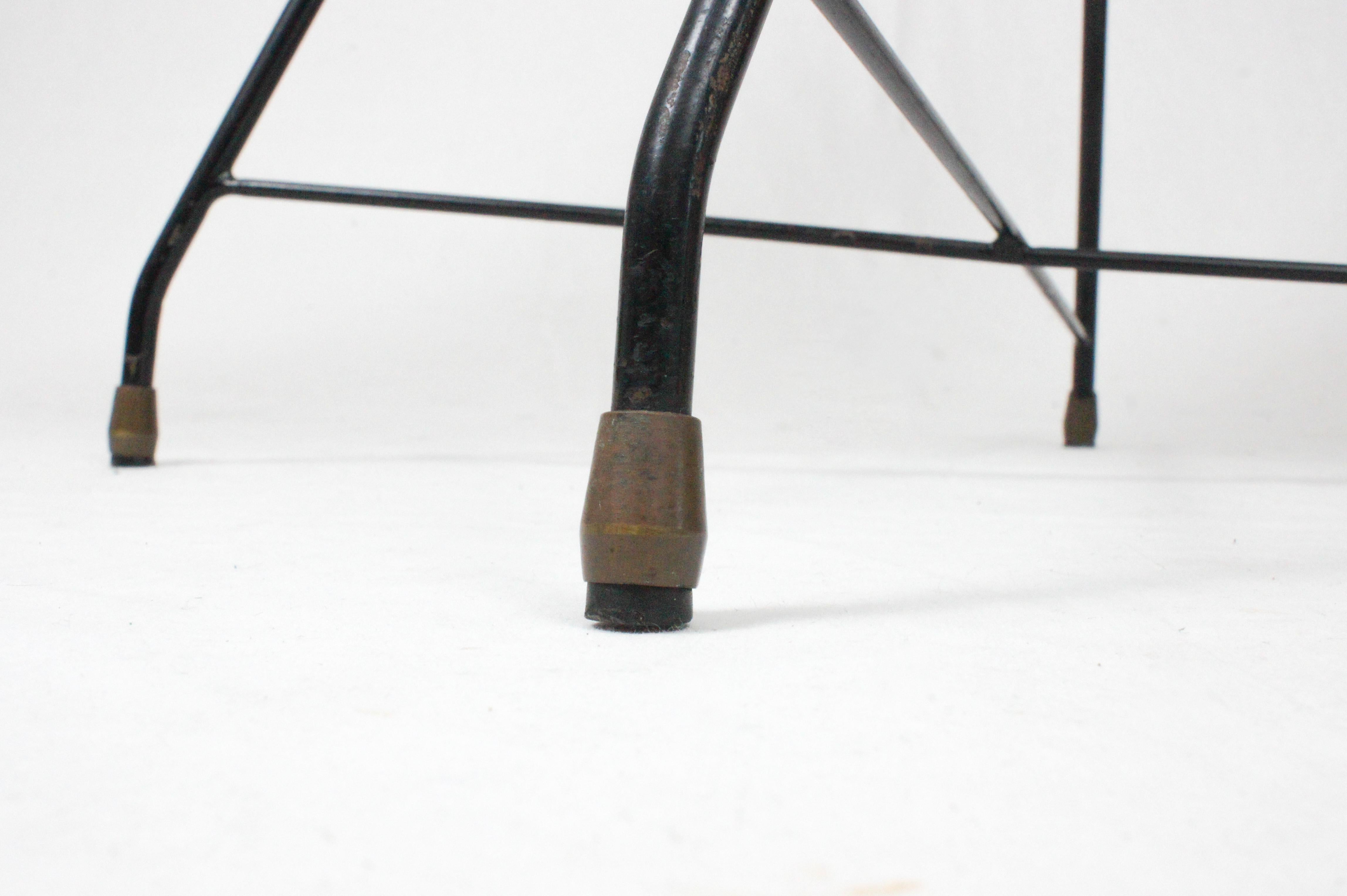 Metal Aster Chair by Augusto Bozzi for Saporiti, Italy, 1950 For Sale
