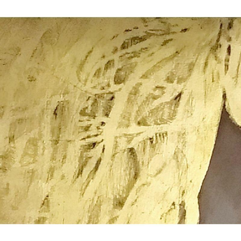 Cercare o nascondersi, tecnica mista su pannello di Wood - Mixed Media Art Moderno di Asterios Lamprou