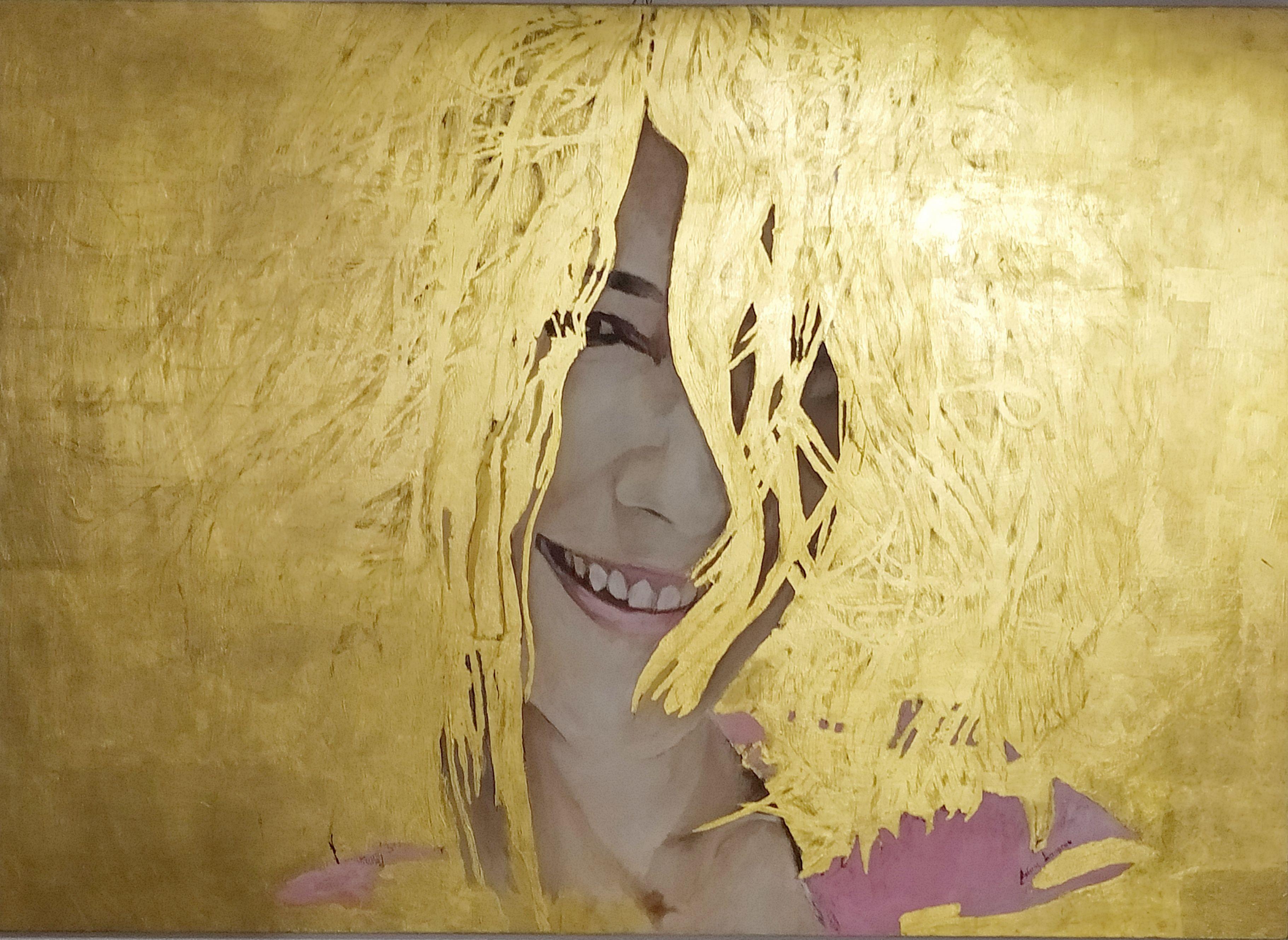 Cercare o nascondersi, tecnica mista su pannello di Wood - Mixed Media Art di Asterios Lamprou